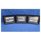 3 Vintage Signed Lithographs
