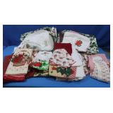 Miscellaneous Christmas Towels, Table Cloth, &