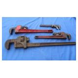 4 Pipe Wrenches
