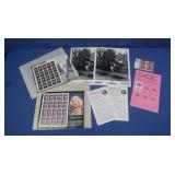 Vintage Stamps, Elvis, Marily Monroe, James Dean,