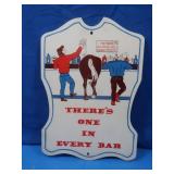 Vintage Wooden Sign "There