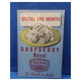 Vintage Ice Cream Advertisement Cardboard 18x12"