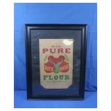 Antique Frame Pure Flour Buck Wheat Bag