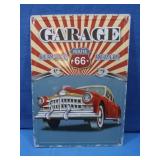 Embossed Route 66 Tin Sign 16.75x12" ( Yellow &
