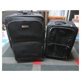 2 Piece Protege Suitcase with Rollers & Pull-Up