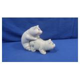 2 Vintage Making Bacon Pig Banks