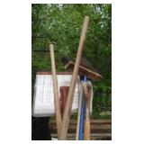 Yard Tools-Broom,Rake&more(barrel not included)