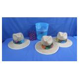 3 Straw Hats