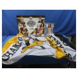 Pittsburgh Penguins Lot, Hockey Pucks, Banner &