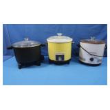 Two Crockpots & Deep Fryer