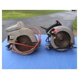 2 Saws-1 Skilsaw,1 Black&Decker