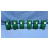 VIntage (Rare-Hard to Find) 7-UP Green Glasses