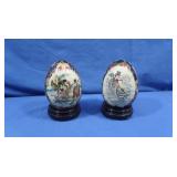 Vintage Asian or China Porecelain Eggs with