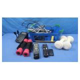 Handweights,Toshiba E. Samsung Remotes