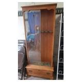 Gun Case w/Glass Doors for 6 Guns-25x13x65