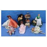 Vintage Folk&Souvenier Dolls incl "Sleepy Eye"