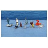 10 Handblown Glass Miniatures