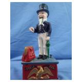 Uncle Sam Cast iron Bank-4x5x10"