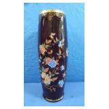 Vintge Hand Blown,Hand Paintged Ruby Glass