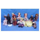 Vintage Dolls-Scottish Bagpipers,QueenAnne