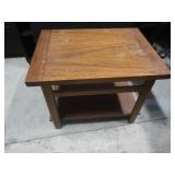 Wood Side Table-27x20x20"