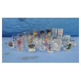 Souvenier Shot Glasses-Cancun,Aruba,Venice