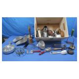 Vintage Utensils,Masher,Slicers,Beaters,Scoop