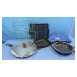 Pioneer Woman 10" Cast Iron Skillet,Cooling Racks
