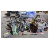 4 Used Pressure Washers, 1 Generator, & 1 Shop