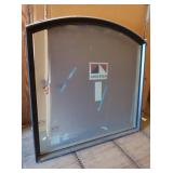 65 x63 Black Arch Fixed Andersen Unit
