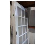 36" 15 Light Glass Door