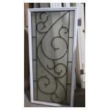 22 x 48" Decorative Door Glass