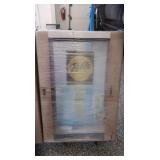 2535 Left Black Pella Casement Window