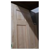 32" 6 Panel Pine Door Only