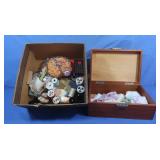 Wooden Box w/Women