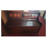 Hall Bench w/Storage-43x17x28"H