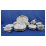 Homer Laughlin Virginia Rose,Dish Set,29 pcs