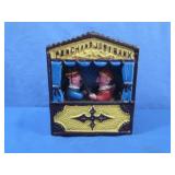 Cast Iron Mechanical Punch&Judy Coin Bank