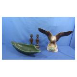 Eagle Decanter,Vintage Brass Candlestick