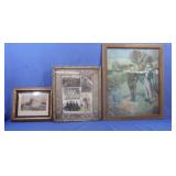 Framed Vintage Photos of Military From
