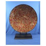 Lg Decorative Plate on Stand