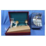 Rogers Gold Tone Silverware Set&Cambridge