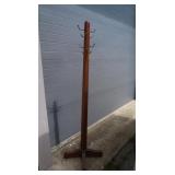 Wooden Hall Tree,64"H