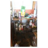 Metal Shelf w/Work Top-*No Contents* 36x18x49