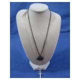 2 Sterling Necklaces  12.3gr