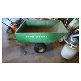 John Deere Metal Yard Cart 40x29x24"