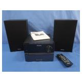 Philips BTM2310 Micro Music System w/2