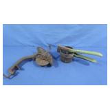 Antique Cast Iron Cherry Stoner&Vintage Metal