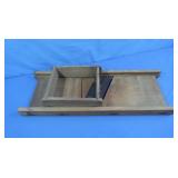 Vintage Wooden Kraut Cutter,24.5"