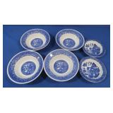 Vintage Royal China Willow Ware Bowls&Woods Ware